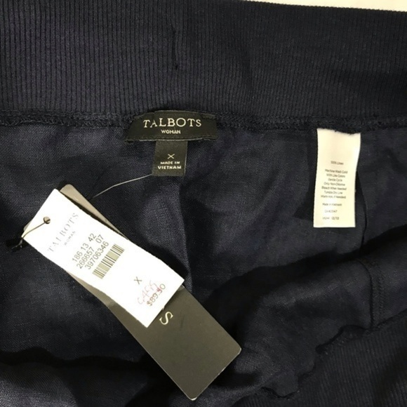 New Talbots 100% linen midi skirt women’s size 0X - Picture 3 of 4